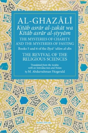 The Mysteries of Charity Book 5 and the Mysteries of Fasting Book 6
