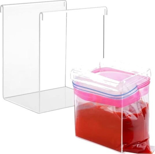 Holder for plastposer med glidelås 2 pk
