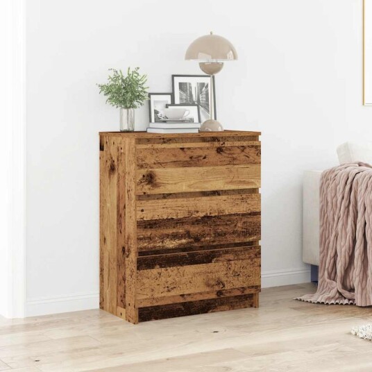 Skjenk gammelt tre 60x35x76 cm konstruert tre Skjenk gammelt tre 60x35x76 cm konstruert tre