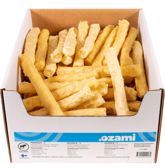 Ozami Elgsticks Hundegodbiter 14 cm - Naturlige Tyggebein