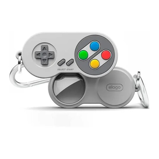 Elago W5Gaming Silikondeksel til AirTag med Nøkkelring i Rosa