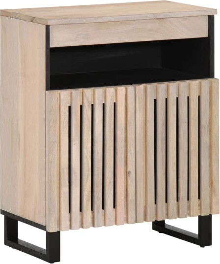 Skjenk 60x34x75 cm heltre mango 8721012489936