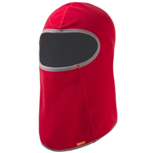 Kama Fleece Balaclava, Lue, Barn, Red Onesize
