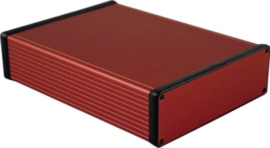 Hammond Electronics 1455T2201rd Profilkapsling 220 X 165 X 51,5 Mm Aluminium Rød 1 Stk