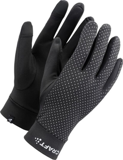 Craft Lumen Fleece Glove 2 U Løpehansker Black S Craft Lumen Fleece Glove 2 U Løpehansker Black S
