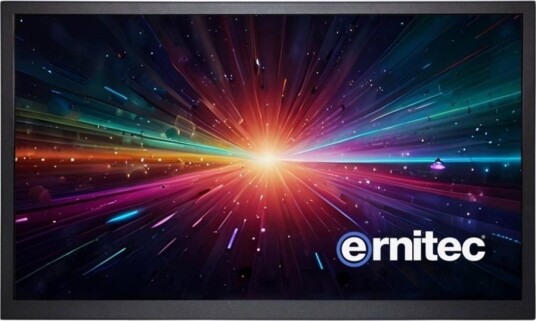 Ernitec   Led Skjerm   24"   Berøringsskjerm   1920 X 1080 Full Hd 1080P   350 Cd/M²   1000:1   5 Ms   Hdmi Vga   Høyttalere   Svart
