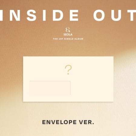 Seola  Inside Out  Envelope Version  incl. 16pg Photobook, Lyrics Paper, Photocard + Film Photo  CD