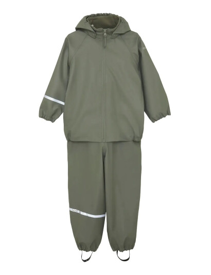CeLaVi Rainwear Set Solid Khaki green 70 CeLaVi Rainwear Set Solid Khaki green 70