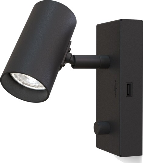 Tyson V5079 Vegglampe Med Dimmer Og USB høyre