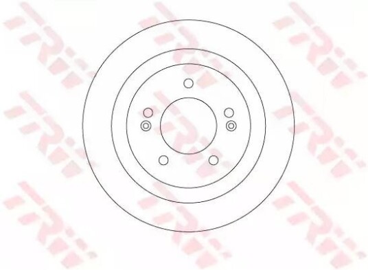 Bremseskive TRW DF6367