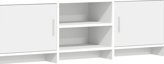  TV skap 130 x 33 x 47 cm Hvit Konstruert tre