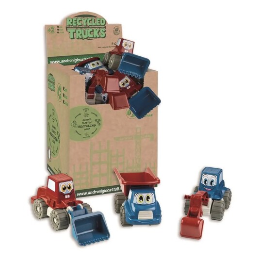 Resirkulert Lekebil – Assortert – Happy Trucks