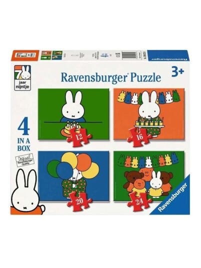 Ravensburger Jigsaw Puzzle 4in1 Nijntje 70 Years Ravensburger Jigsaw Puzzle 4in1 Nijntje 70 Years