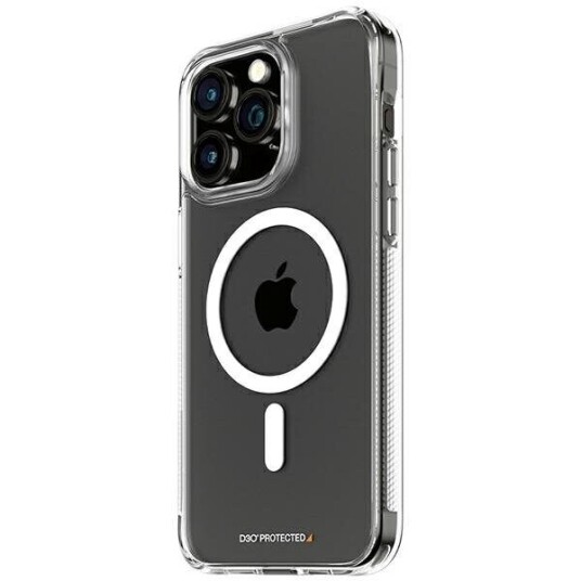PanzerGlass D3O® Bio HardCase til iPhone 15 Pro Max - MagSafe Kompatibel - Gjennomsiktig Mobildeksel