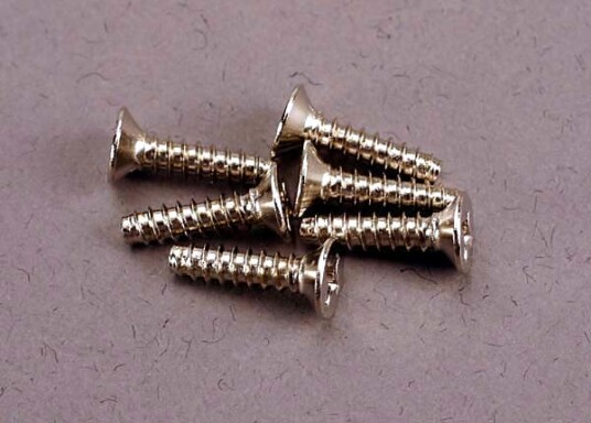 Traxxas 2648 Screws 3x12mm countersunk self-tapping 6 Traxxas 2648 Screws 3x12mm countersunk self-tapping 6