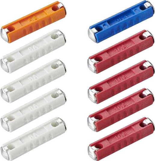 ProPlus Torpedo-Sikringer Assortert 10 Stk.