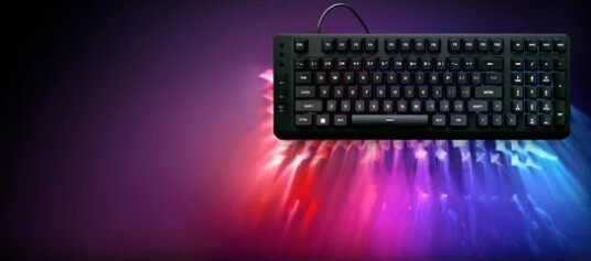 HyperX Eve 1800 Gamingtastatur Sveitsisk svart B7JE0AA#UUZ HyperX Eve 1800 Gamingtastatur Sveitsisk svart B7JE0AA#UUZ