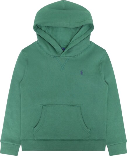 Ralph Lauren Kids Seasonal Fleece Ls Po Hood Tp Knt Green 7