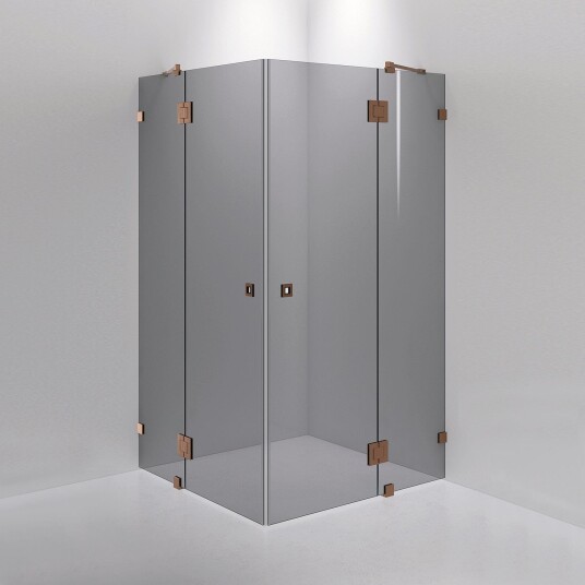 INR Iconic Nordic Rooms Dusjhjørne ARC 16 Måltilpasset Brushed Bronze / Grått Glass INR Iconic Nordic Rooms Dusjhjørne ARC 16 Måltilpasset Brushed Bronze / Grått Glass