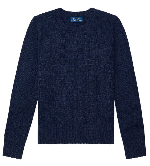 Ralph Lauren Polo Genser Kashmir Høst I Fransk Navy Polo 8 10 år 128 140 Genser Blå
