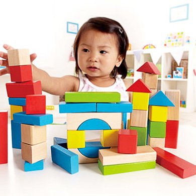 Hape fargerike treklosser 50 deler Hape fargerike treklosser 50 deler
