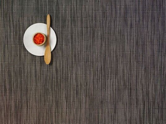 CHILEWICH Bamboo Spisebrikke 36x48cm GREY FLANNEL