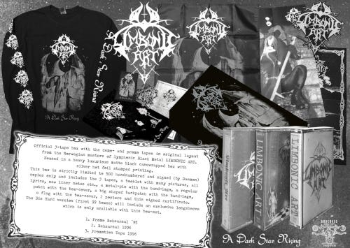 Limbonic Art A Dark Star Rising Kassett Limbonic Art A Dark Star Rising Kassett