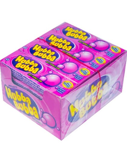 20 stk Hubba Bubba Orginal tyggegummi   Hel eske