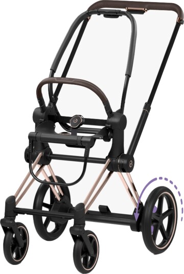 Cybex ePriam Style Duovogn Rosegold/Cozy Beige