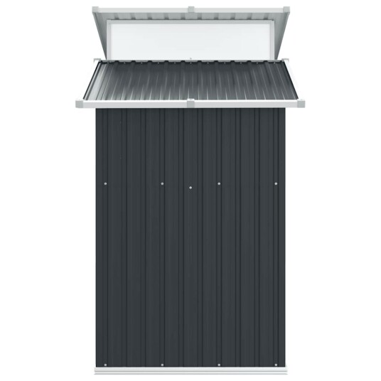 vidaXL Hageskur antrasitt 270x130x208,5 cm galvanisert stål