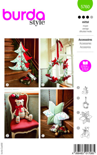 Burda 5760 - Juledekorasjoner Burda 5760 - Juledekorasjoner