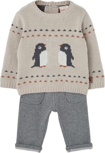 Boboli Set Knit For Baby Boy  Bci   CRÈME   74