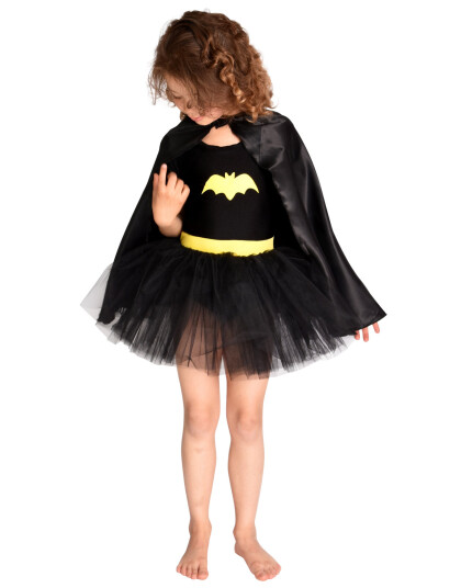 Den goda fen Bat Tutu Dress W Cape Black 110 116 Den goda fen Bat Tutu Dress W Cape Black 110 116