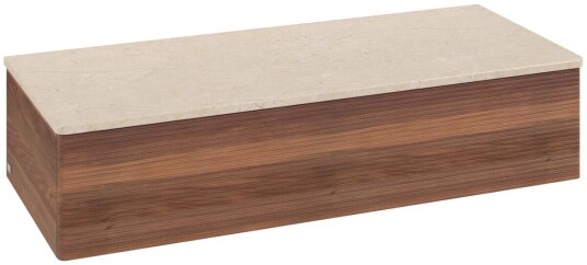 Villeroy & Boch Villeroy & Boch Antao Sideskap 120x50x26,8 cm m/lys Valnøtt/Crème
