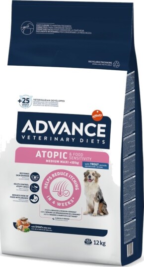 Affinity Advance Veterinary Diets Tørrfôr Veterinary Atopic Med Ørret 12 kg