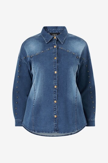 ZOEY - Denimskjorte Mia Shirt - Blå