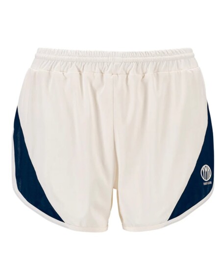 YMR Clubhouse Split Shorts Herre Off White Navy XL