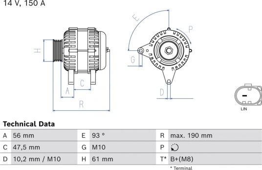 Dynamo BOSCH 0 986 086 020