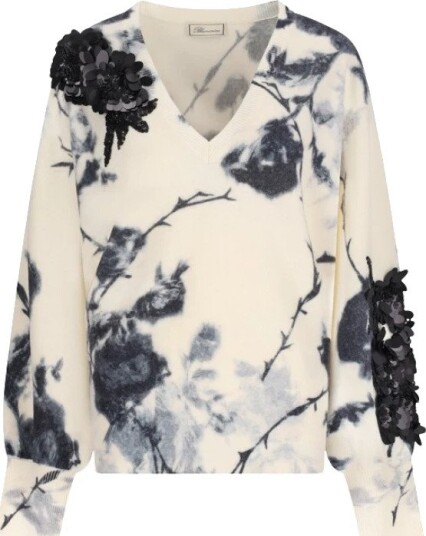 Blumarine Dame Strikkevarer Hvit M, Blumarine Dame Strikkevarer Hvit M,