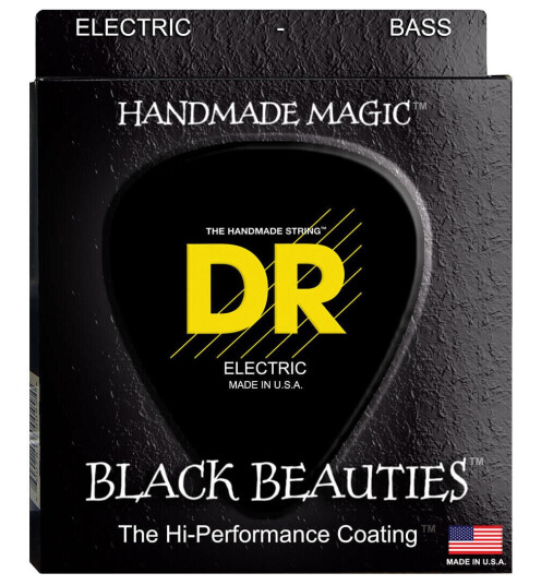 Dr Strings Bkb5-130 Black Beauties (045-130) Medium 5 String