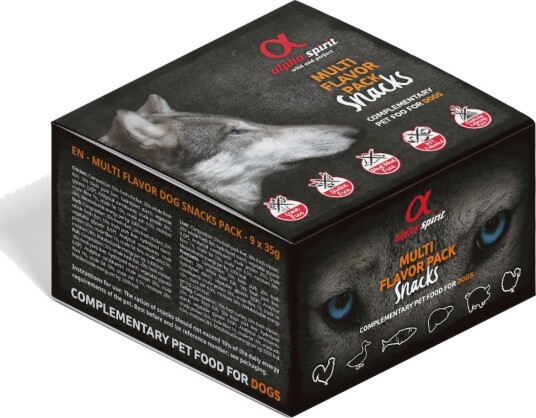 Alpha Spirit Dog Snacks Mixbox 9 x 35 g