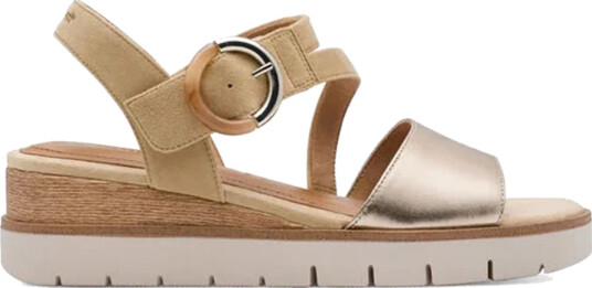 Tamaris Dame Sko Beige 36 EU,