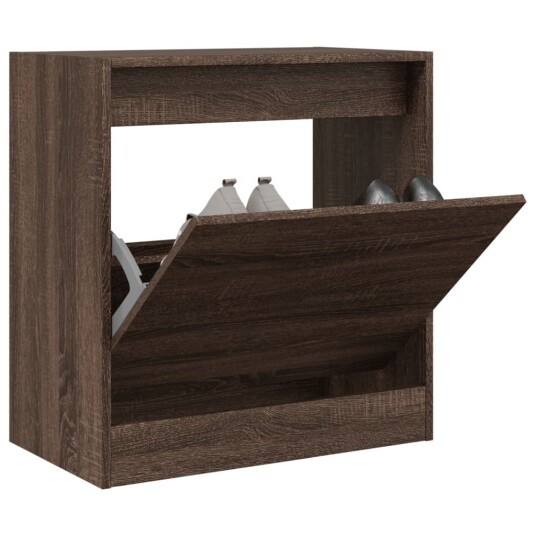 Skoskap brun eik 60x34x63,5 cm konstruert tre 8721012381803 Skoskap brun eik 60x34x63,5 cm konstruert tre 8721012381803