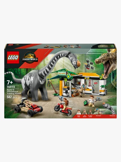 LEGO Jurassic World På sporet av titanosaurus og raptor 76973