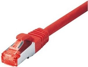 Tecline 0.3M Rj-45 S/Ftp Cat6 0,3 M Cat6 S/Ftp (S-Stp) Rj-45 Rj-45 Rød