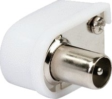 Schwaiger Wst10 532 Koax Hankjønn 90° Hvit Schwaiger Wst10 532 Koax Hankjønn 90° Hvit