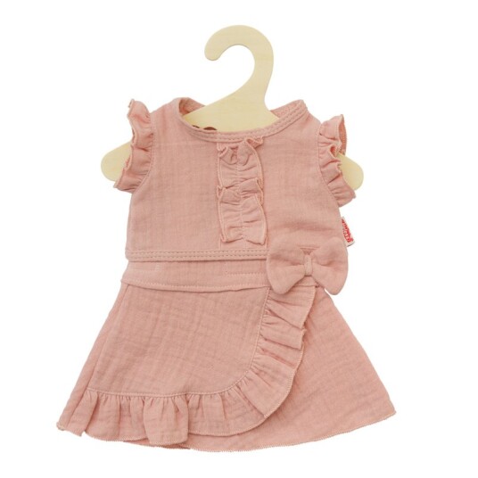 Heless Organic Cotton Dukkeklær 35 45cm Omslagskjole