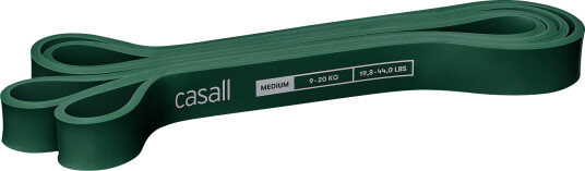 Casall Long Rubber Band Medium Mid Green OneSize Casall Long Rubber Band Medium Mid Green OneSize