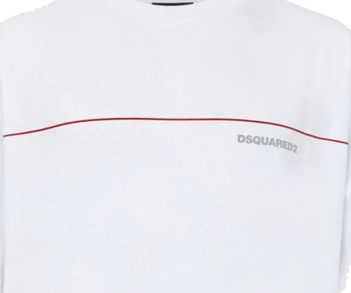 Dsquared2 Herre Topper Hvit L, Dsquared2 Herre Topper Hvit L,