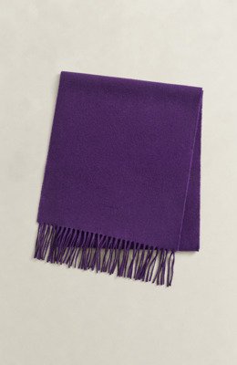 Gant Unisex. Wool Scarf   Purple   ONE SIZE